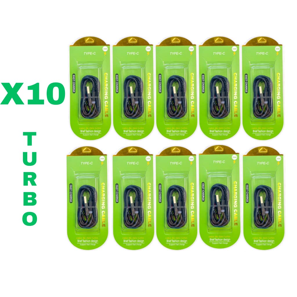 Cabo USB Turbo Rápido Reforçado V8 / TIPO C / LIGHTINING / Cabos Baratos Atacado Cabo Qualidade Premium