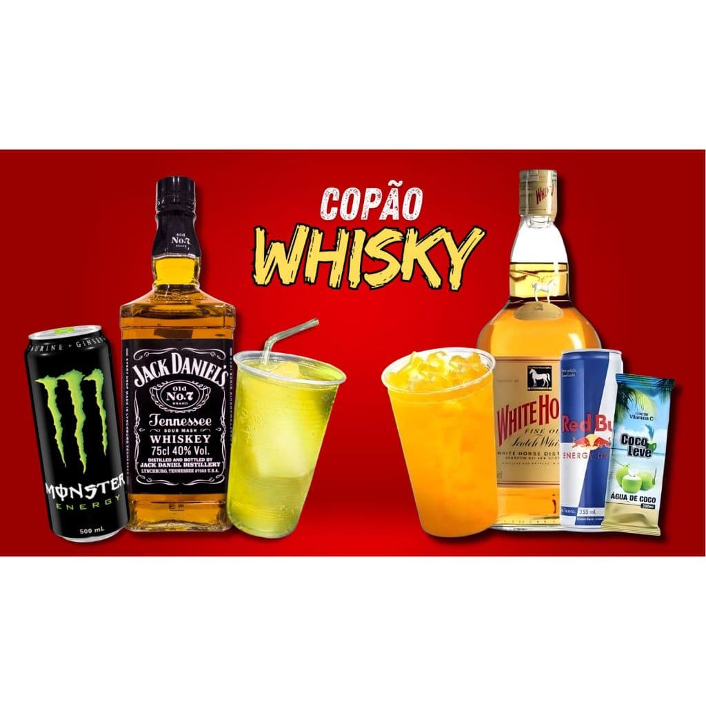 Adesivo Decorativo Adega Bar Bebida Copo Copão Whisky Energético Água Coco