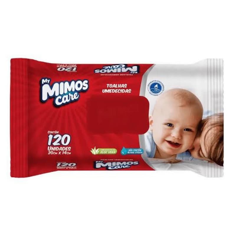 Lenços Umedecidos Mimos Care c/120 Unidades