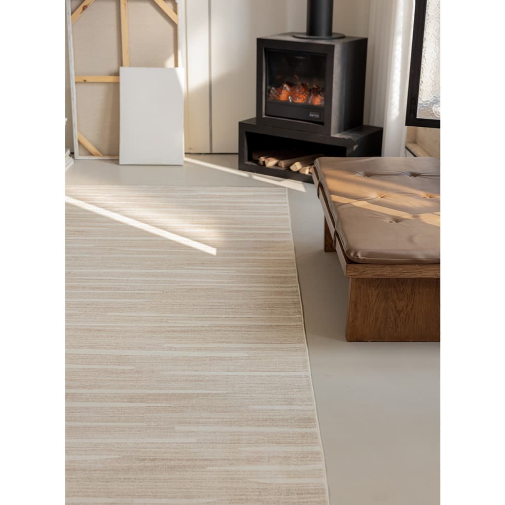 Tapete Sala 2,00m x 1,40m Impermeável Moderno Vinci Jolitex Oriental Alto Padrão Moderno Decorativo Antiderrapante