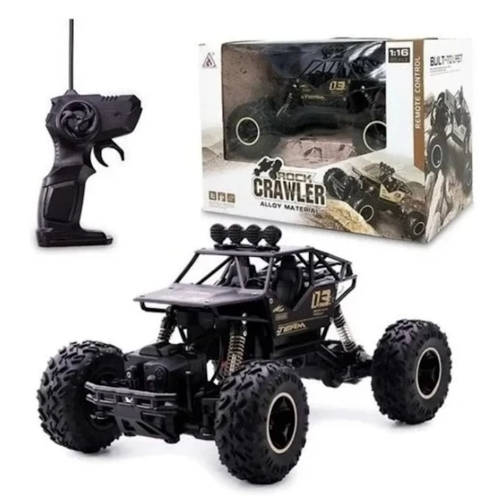 Carrinho Controle Remoto 4x4 Monster Truck Rock Crawler Rc Presente Natal Promocao