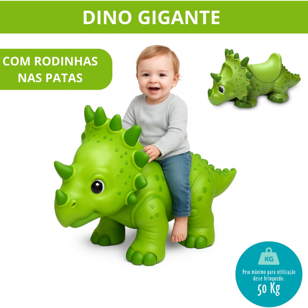 Brinquedo Gigante Andador Infantil Dinossauro Grande Para Criança Menino Menina Brinquedos Kids Educativo Promoção