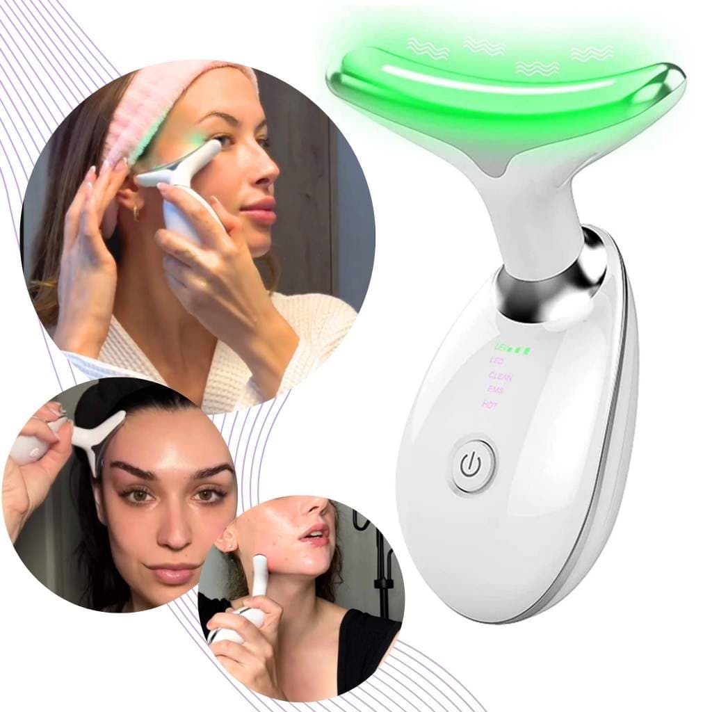 Lumi Lift Firmador de Pele LED Vibração Micro-corrente SkinCare Antirrugas Anti-idade Rejuvenescimento Facial rosto