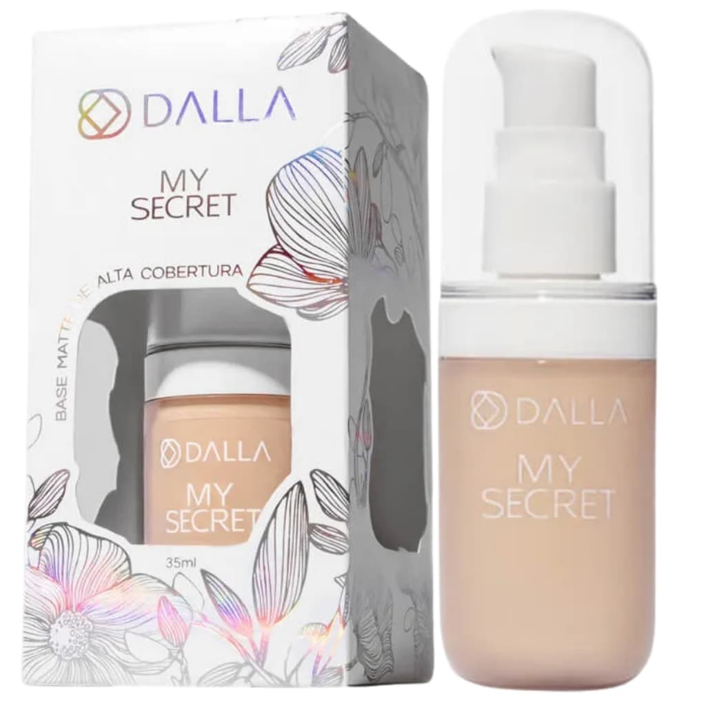 Base Líquida Matte My Secrets Dalla Alta Cobertura