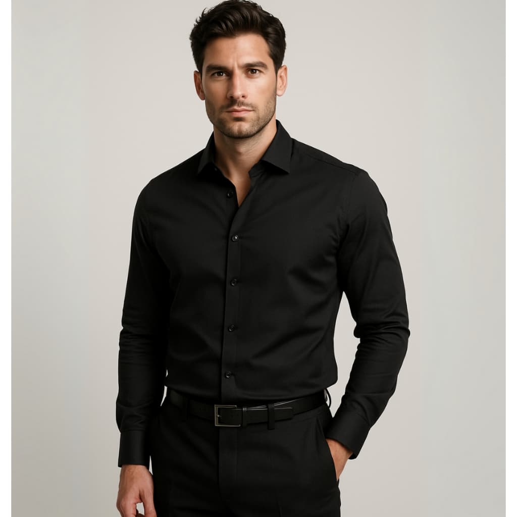 Camisa Social Masculina Slim Fit Premium