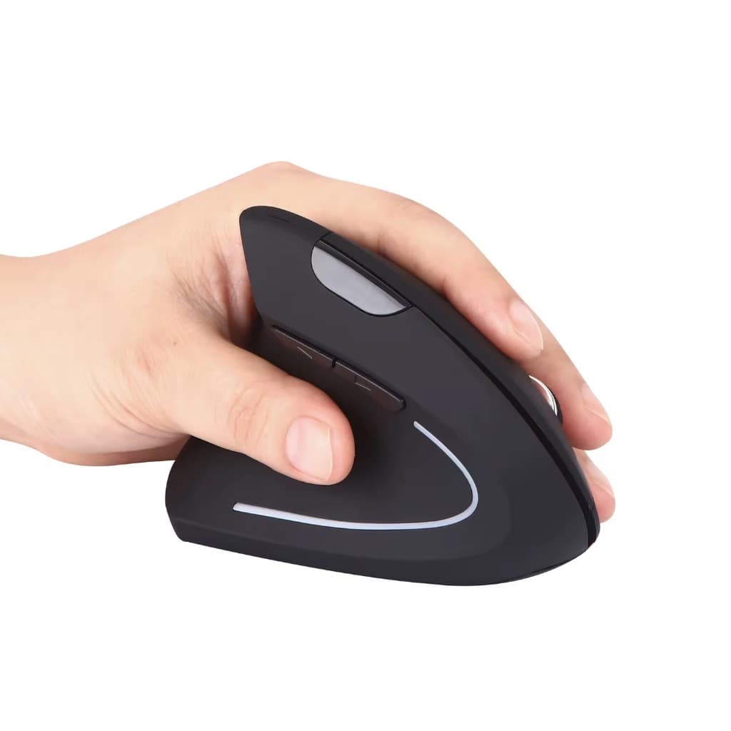 Vertical Sem Fio USB Mouse Ergonômico Recarregável Portátil PC Gamer Para Computador Colo Superior Notebook Mause Gaming