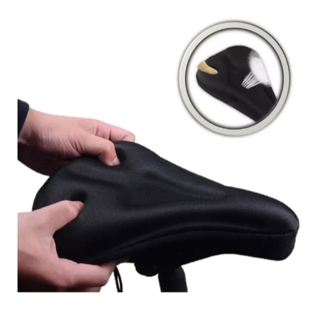 Capa de Banco de biciclata Anatômica Largo Gel Para Bicicleta Ergometricas Spinning MTB R-33