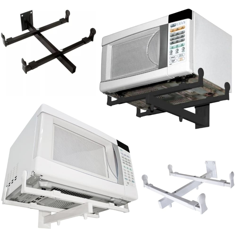 Suporte de Parede para Forno Microondas Micro-ondas Elétrico Multivisão F100 Preto / F200 Branco