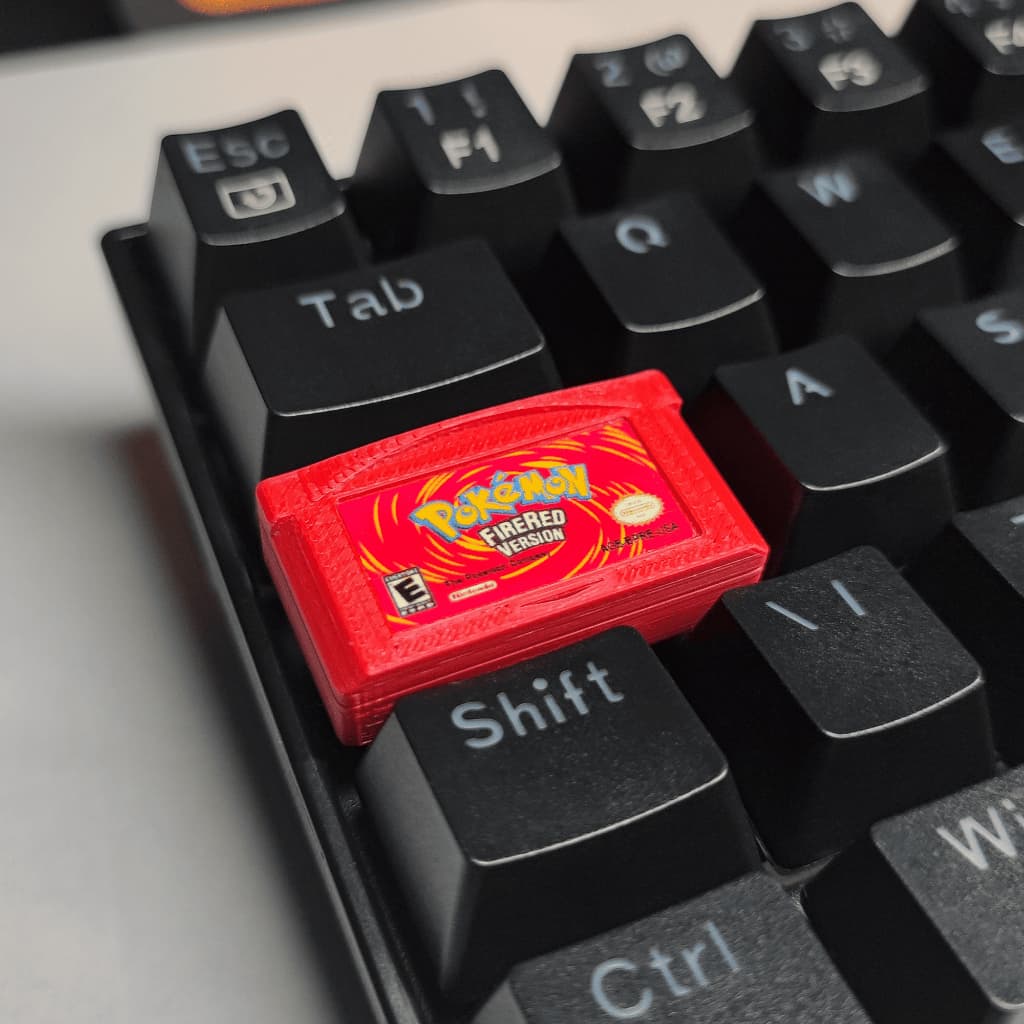 Keycaps / Teclas Game Boy Advance GBA (Capslock) - Teclado Mecânico