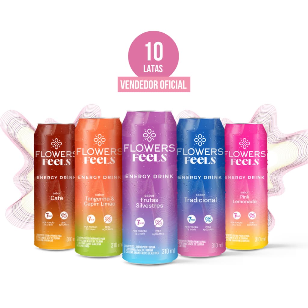 Flowers Feels Sabores 310ml (10 latas)