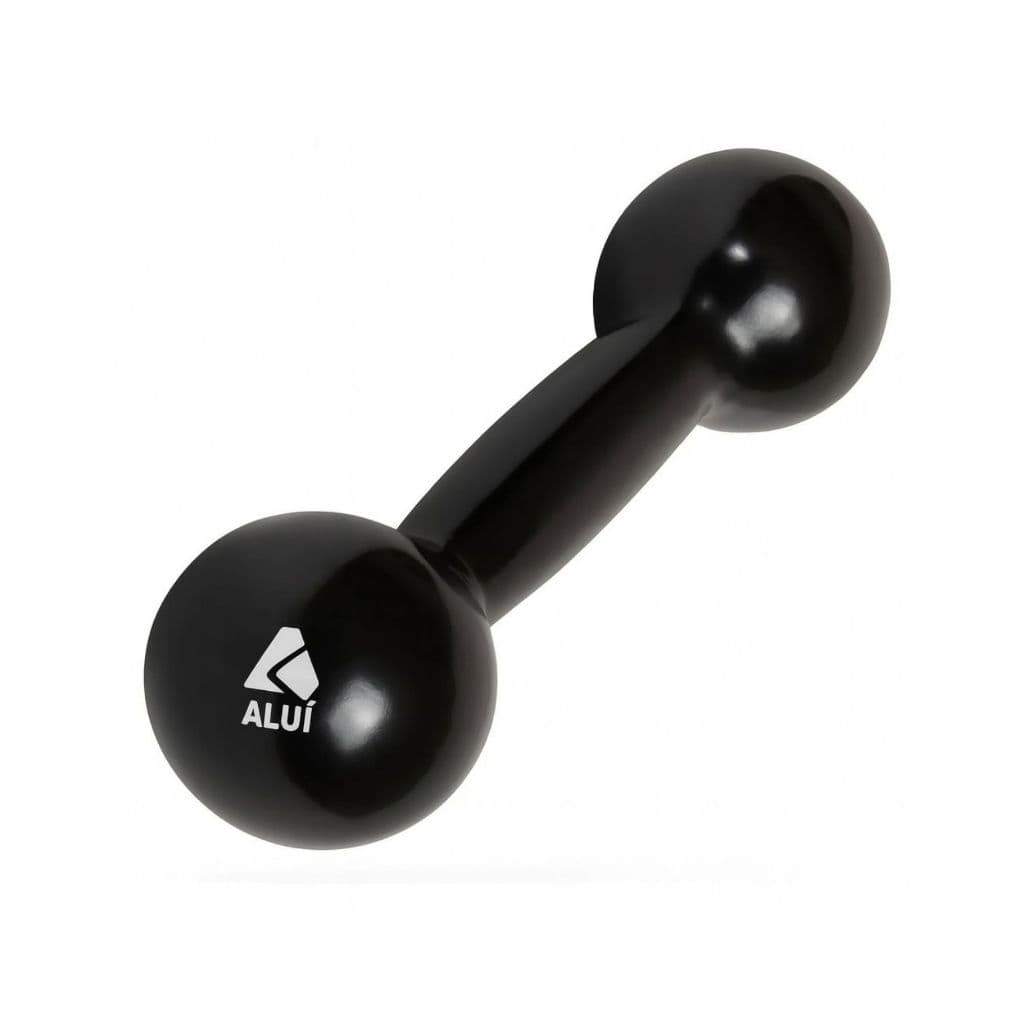 Halter 2Kg Ferro Emborrachado Musculação Academia Alui