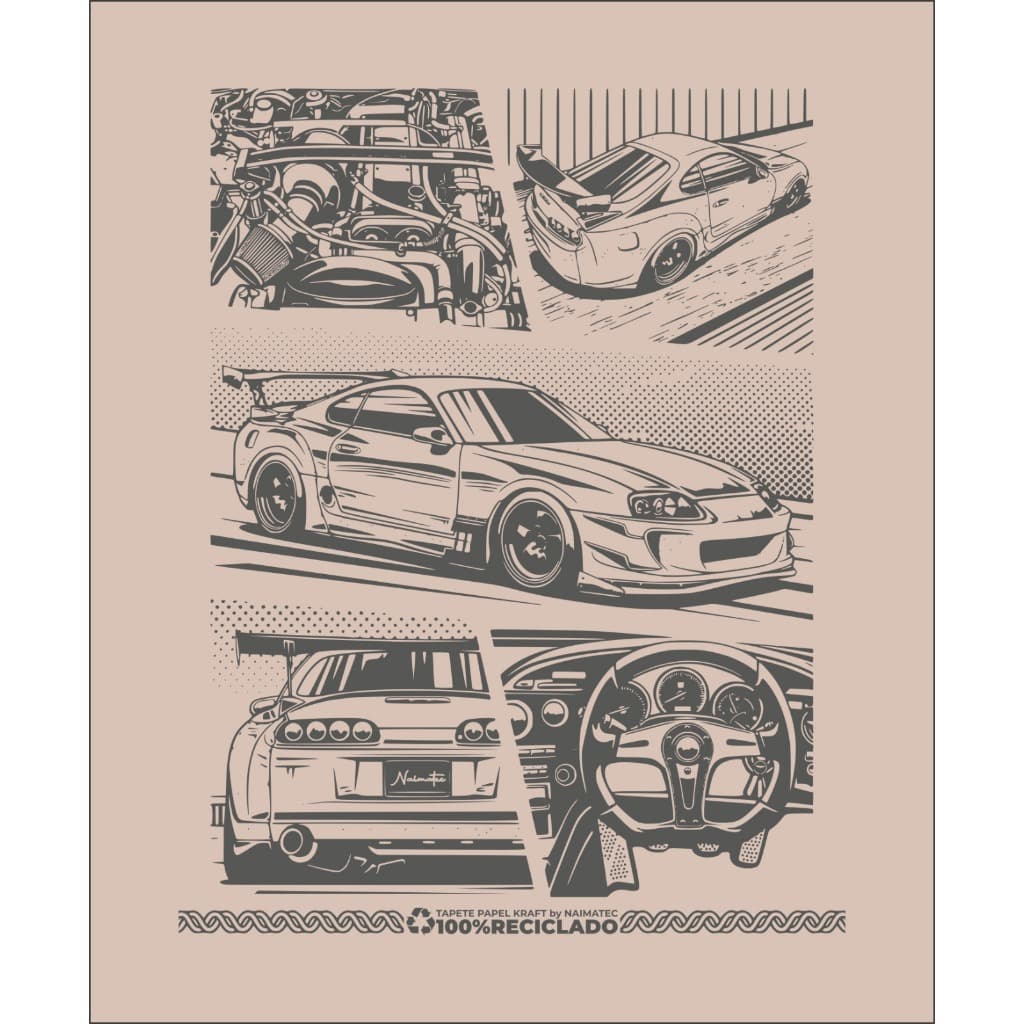Tapete Automotivo Papel 4kg Lava Rápido Estética Naimatec - Supra