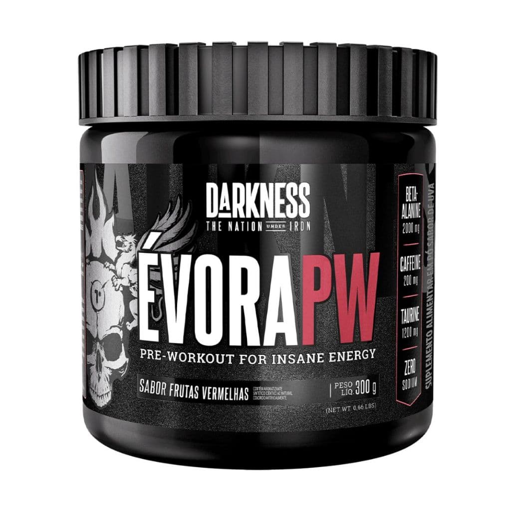 Pré Treino Évora PW Darkness Frutas Vermelhas 300g Integralmédica