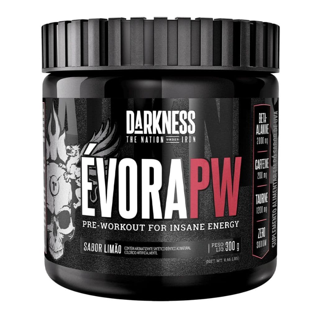 Pré Treino Évora PW Darkness Limão 300g Integralmédica