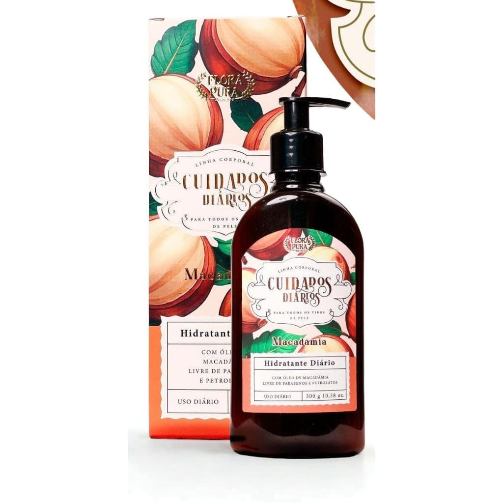 Hidratante Corporal Macadâmia 300ml Flora Pura