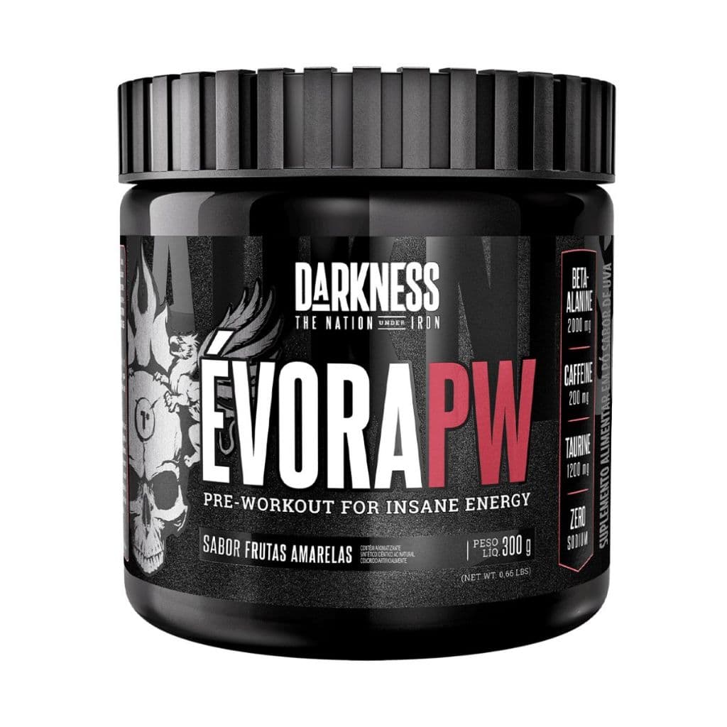 Pré Treino Évora PW Darkness Força e Resistência 300g Integralmédica