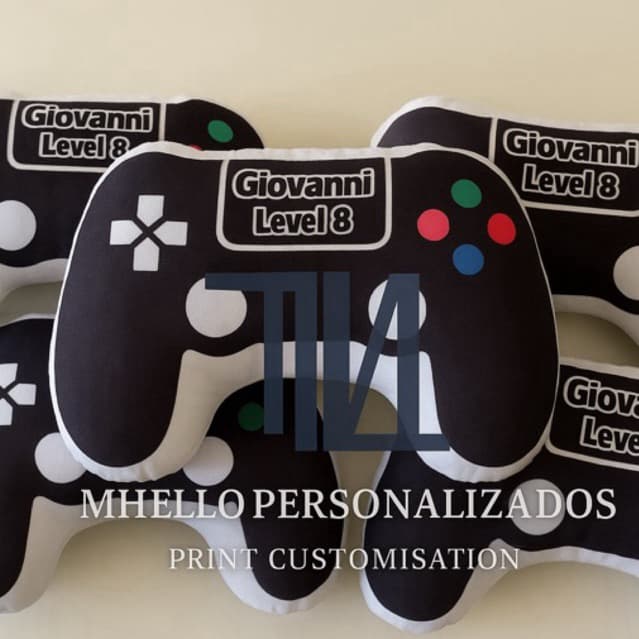 ALMOFADAS PERSONALIZADAS PARA LEMBRANCINHA DO VIDEOGAME/PLAYSTATION/CONTROLE