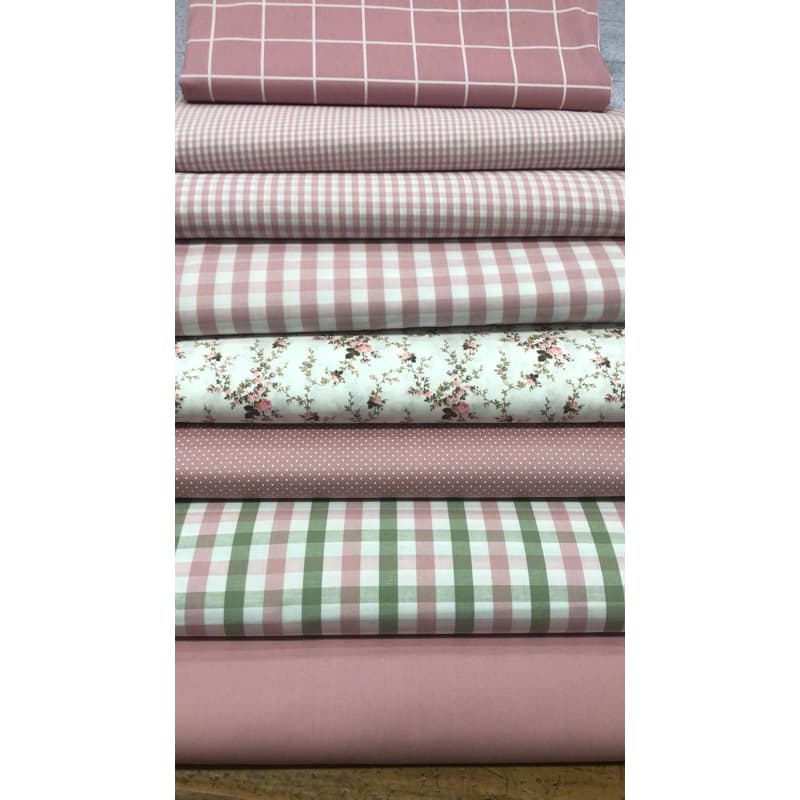 Kit Composê Tricoline – 8 Cortes 50x150cm – Patchwork, Costura Criativa, Artesanato