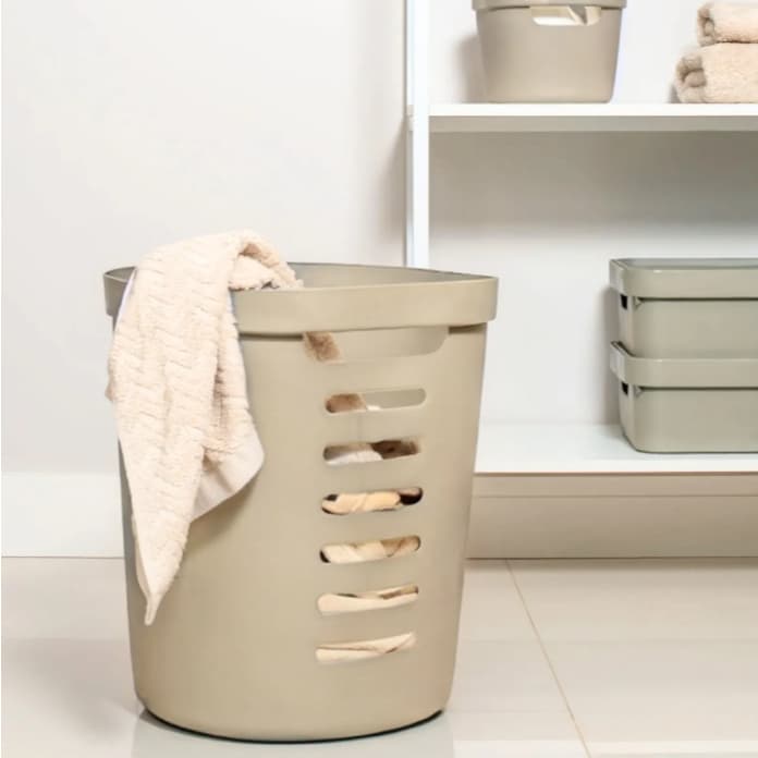 Cesto De Roupas Suja Organizador flexível Ou 46L Linha Cube Flex Brinquedos Lavanderia Banheiro