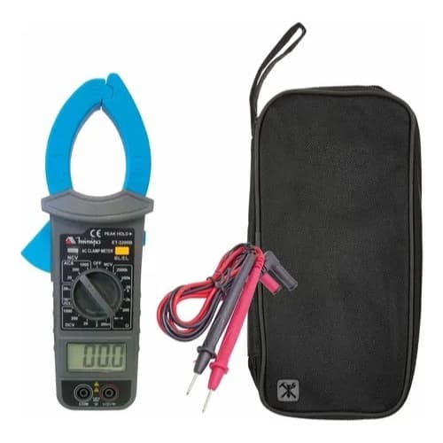Alicate Amperímetro Digital Cat Iii Et-3200b Minipa Com Bolsa