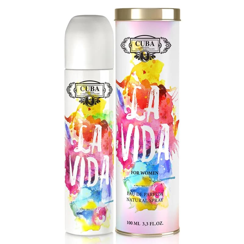 Feminino Perfume Cuba La Vida 100ml EDP Importados Envio Imediato