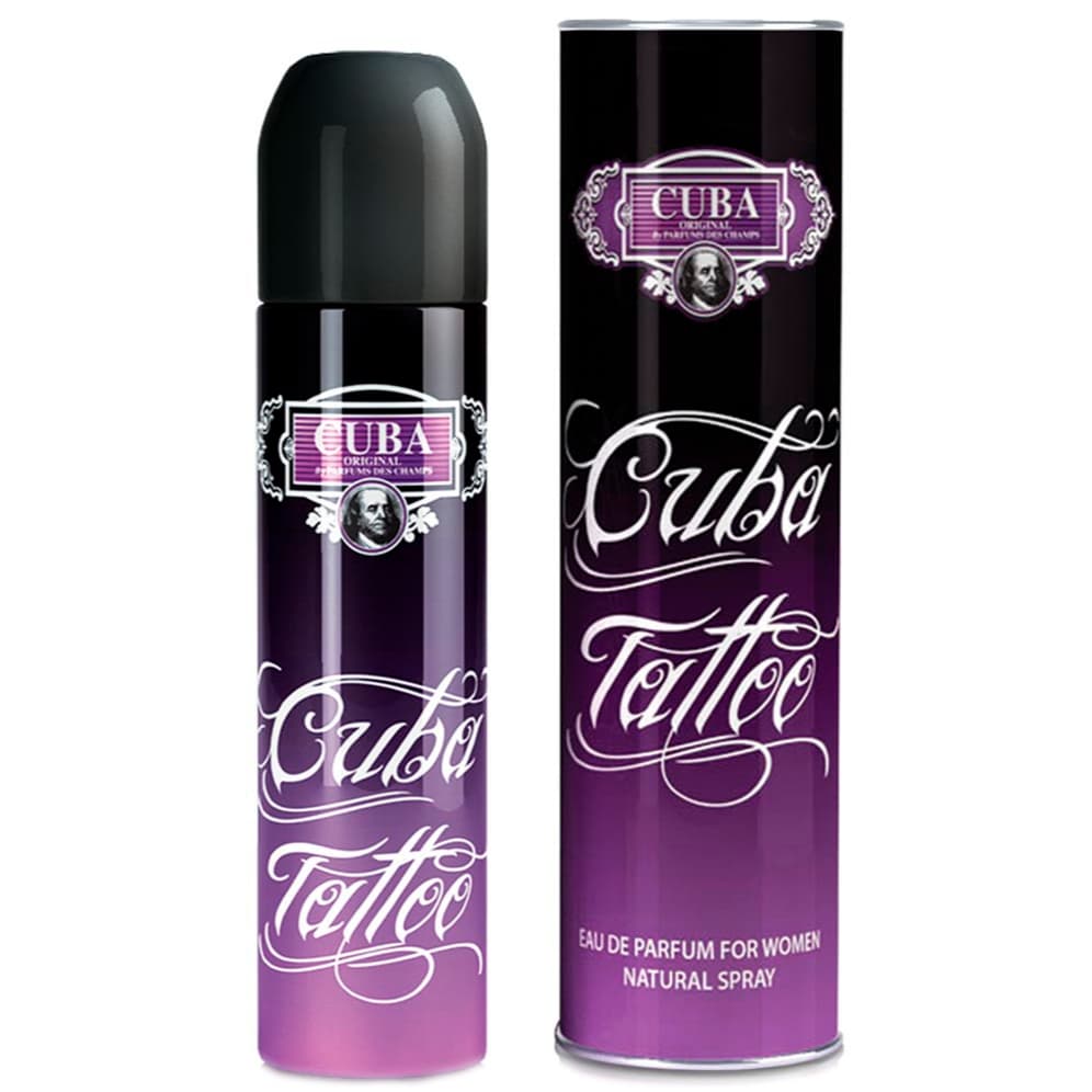 Feminino Perfume Cuba Tattoo 100ml EDP Importados Envio Imediato