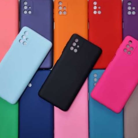 Capa Capinha Para M51 Samsung Silicone Aveludado  POR DENTRO