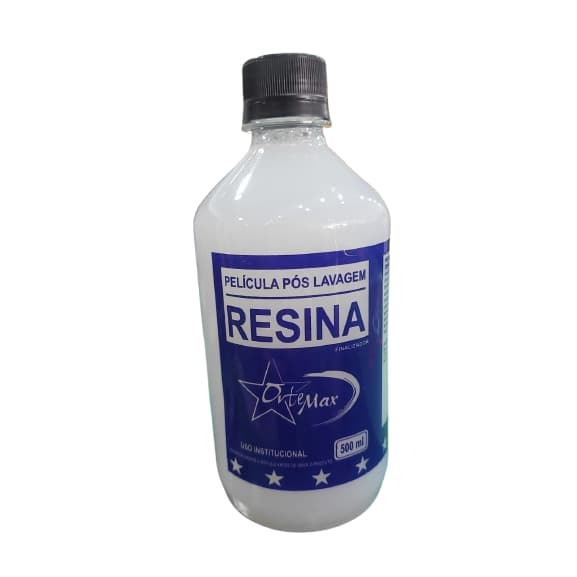 Kit Resina Auto Brilho Pintura Carro Efeito Teflon pós lavagem 500ml Ortemax