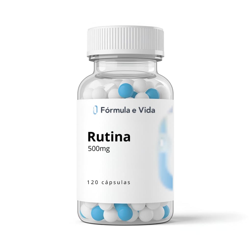 Rutina 500mg - Vitamina P Suplemento Alimentar - 120 Cápsulas
