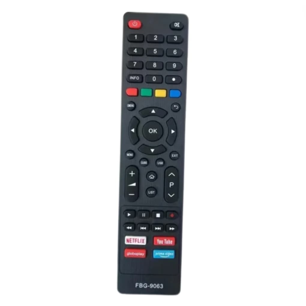 Controle para Tv Philco tecla Netfllix Prime Video Globoplay KA-2947/SKY-9028/FBG-9063