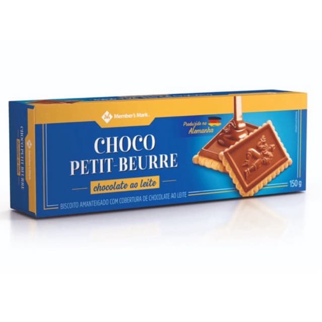 Biscoito Chocolate Petit-Beurre Pacote 150g Importado Alemanha