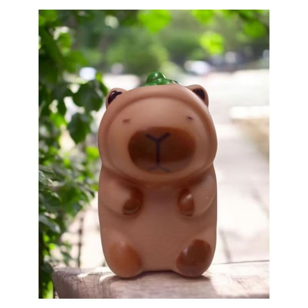 brinquedo capivara de vinil c/3unidades