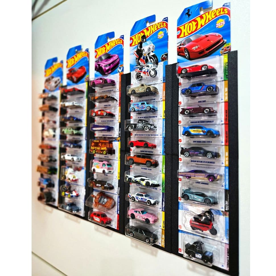 Display Expositor Hot Wheels Suporte Para Parede Carrinho Gearhead Miniaturas Para 5/10 Carrinhos Blister