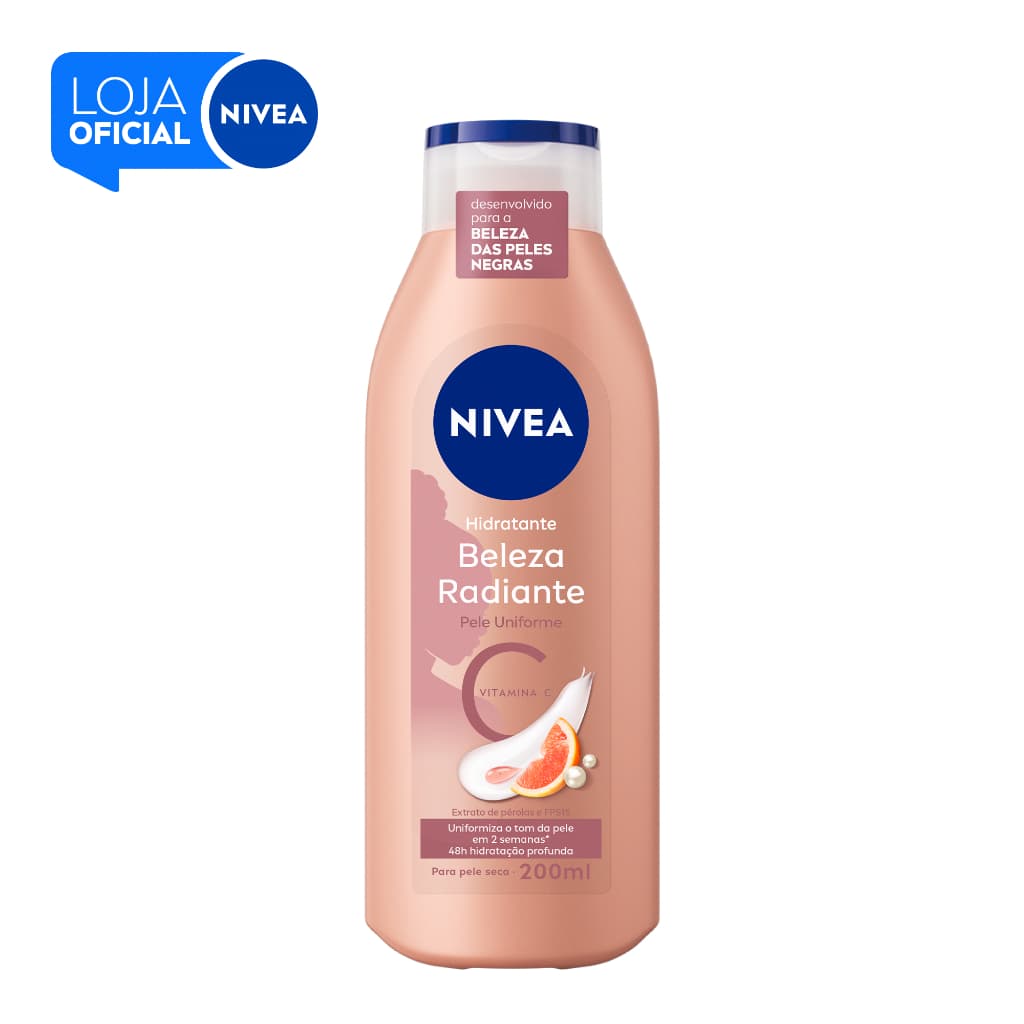NIVEA Hidratante Corporal Beleza Radiante Pele Uniforme 200ml