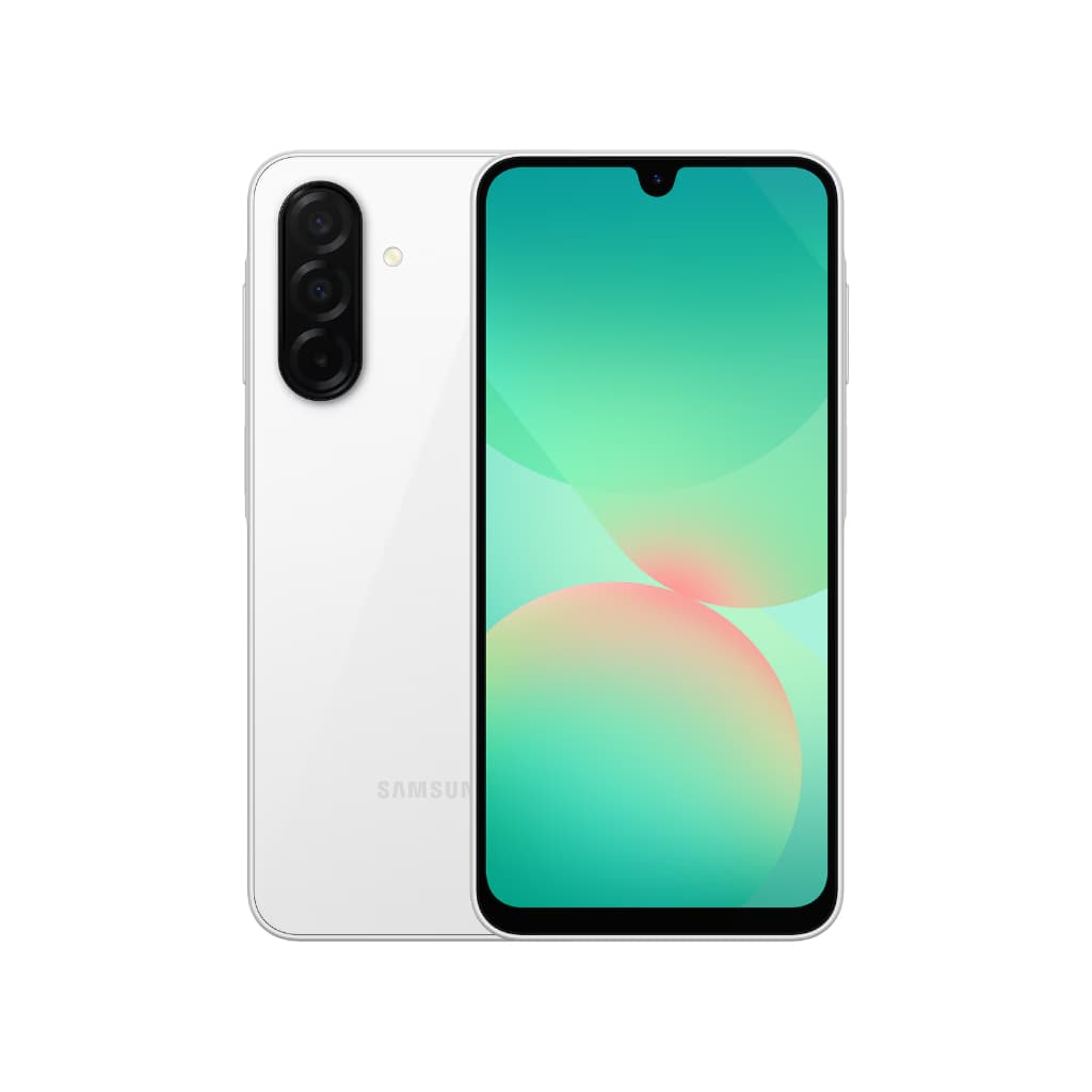 Smartphone Samsung Galaxy A26 5G, 256GB, 8GB RAM, Câmera 50MP, IP67, Tela 6.7", NFC - Branco (AM)