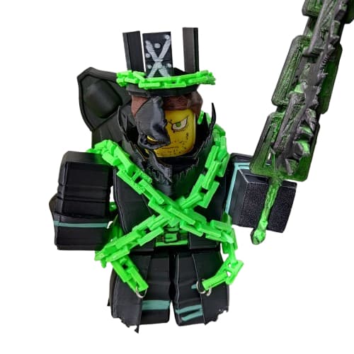 Boneco Hacklord Shedletsky Forsaken Roblox Articulado (Impressão 3D)