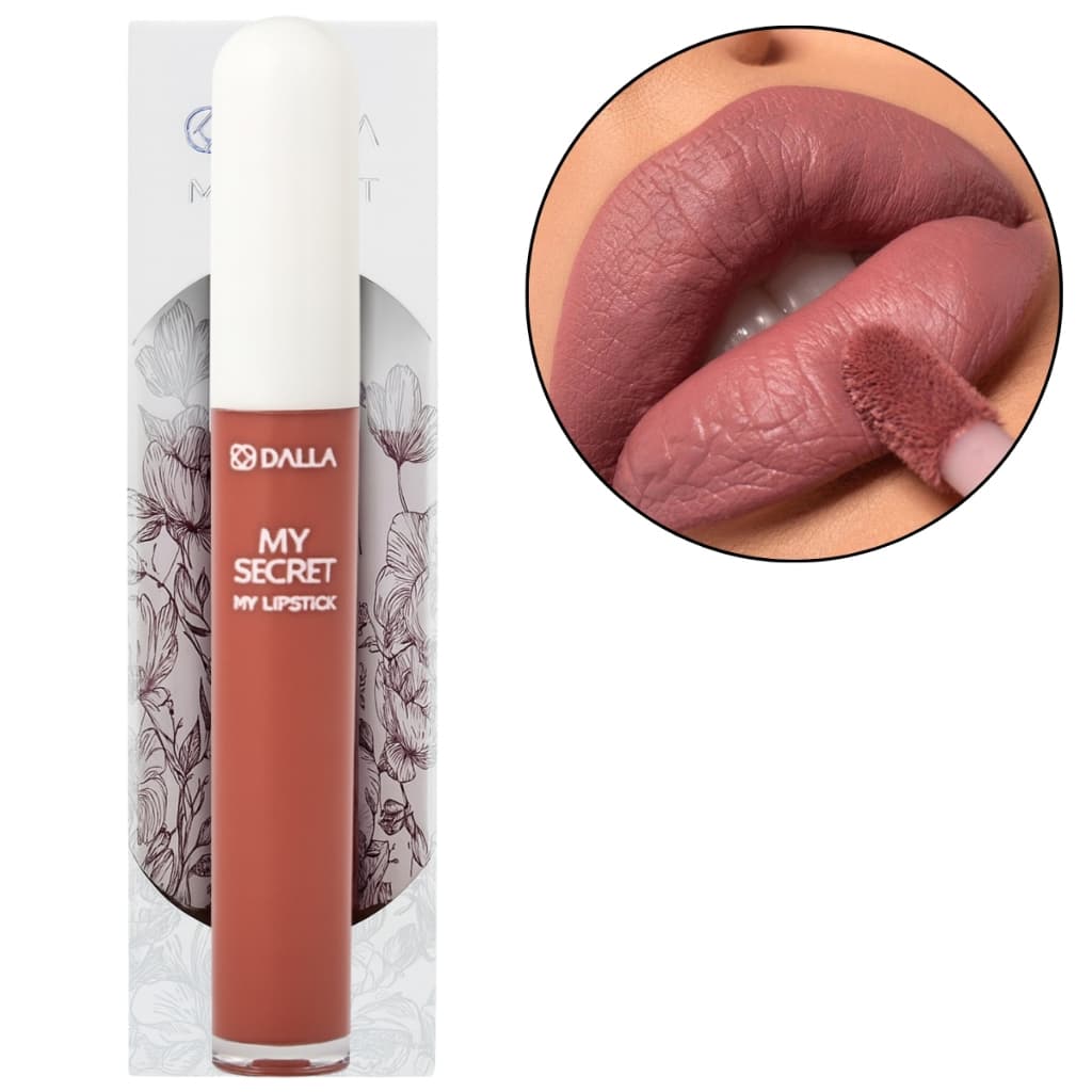 Batom Líquido Matte Hidratante My Secret My Lipstick Dalla
