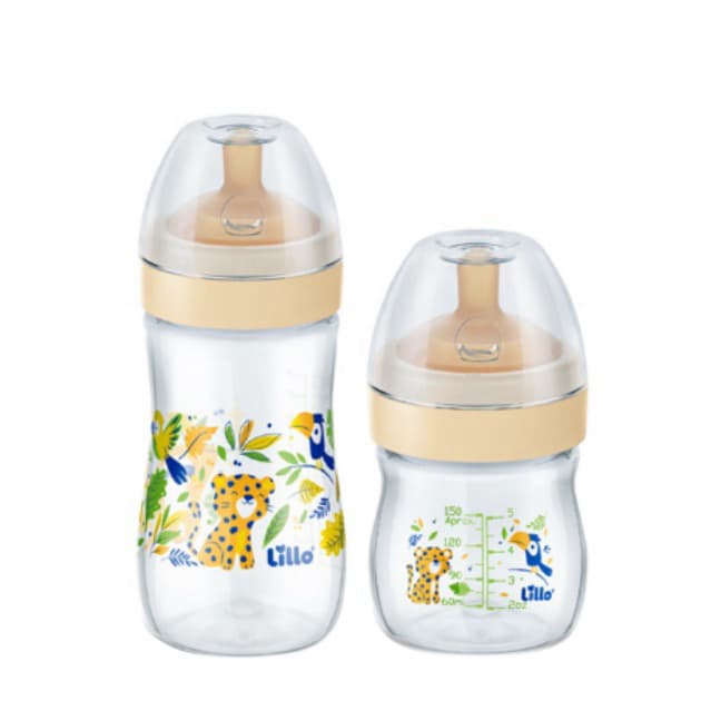 MAMADEIRA LILLO SUPER EVOLUTION 300ML NEUTRA+MAMADEIRA LILLO SUPER EVOLUTION 150ML NEUTRA