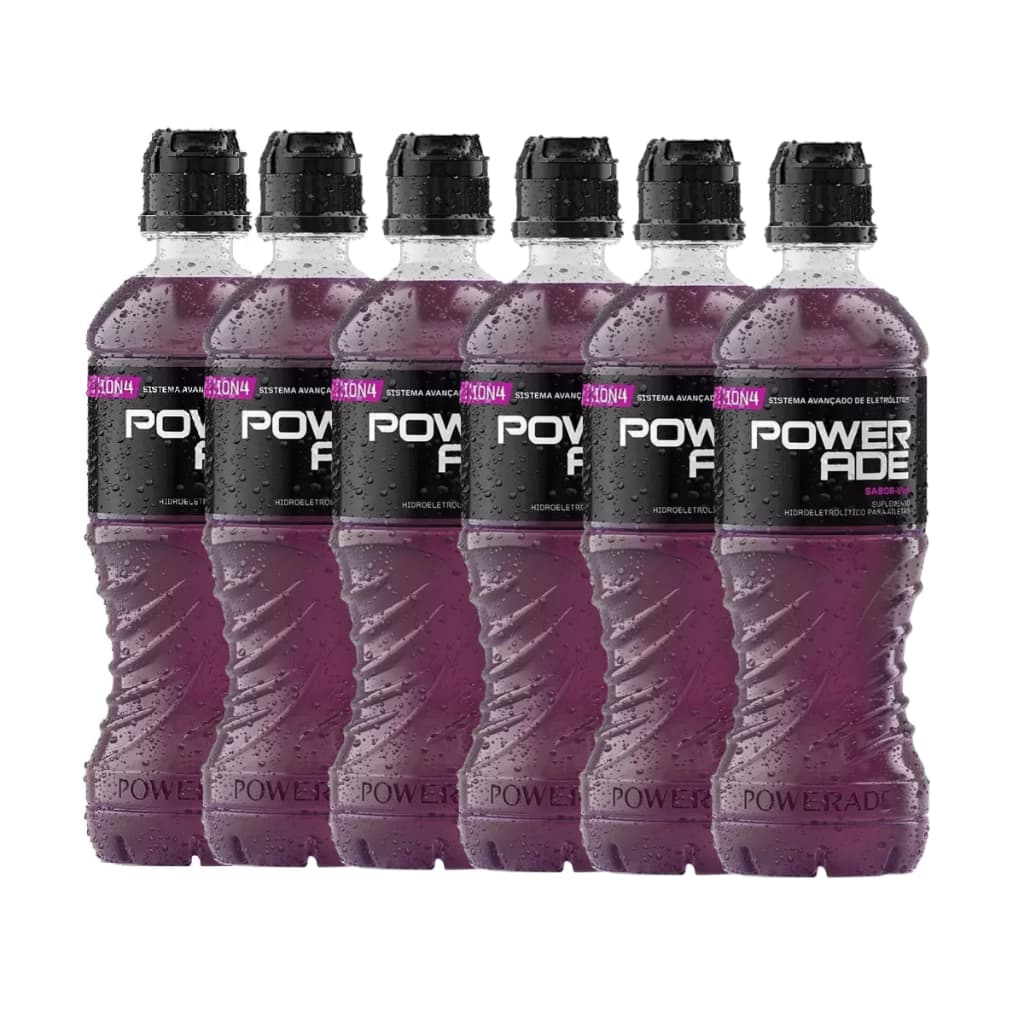 Isotônico Uva Powerade Garrafa 500ml Com 6 Unidades