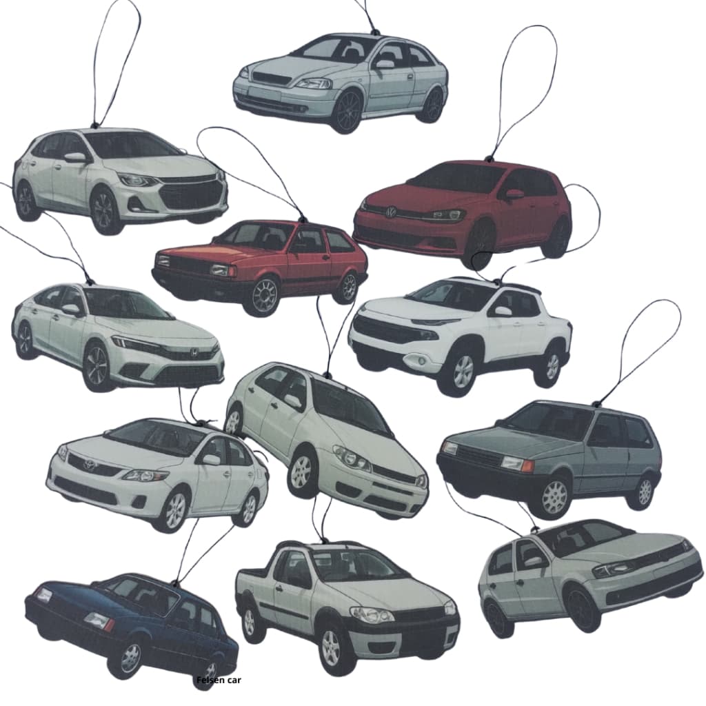 Kit Cheirinho Carro 4x Aromatizantes Honda Civic Corolla Gol  Uno Strada ( Tipo Little Trees )