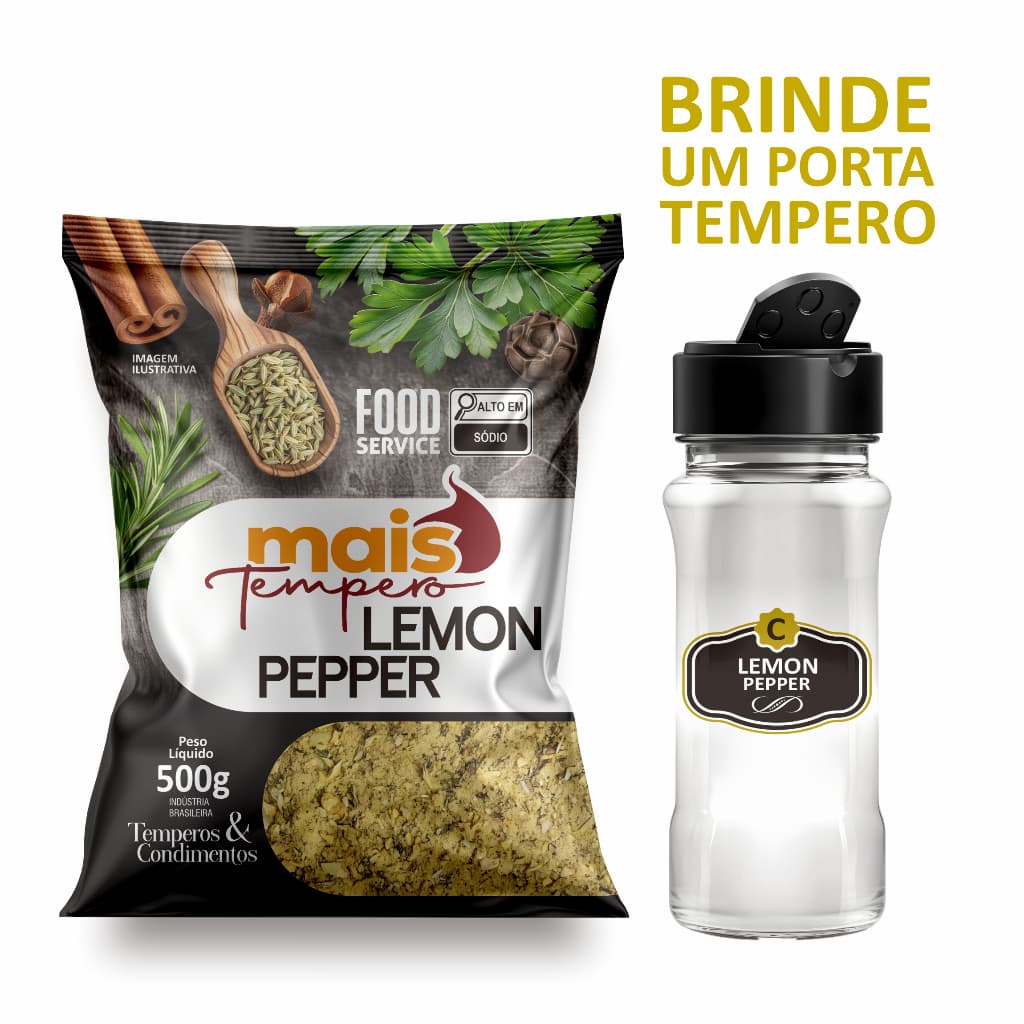 LEMON PEPPER 1KILO E 500G