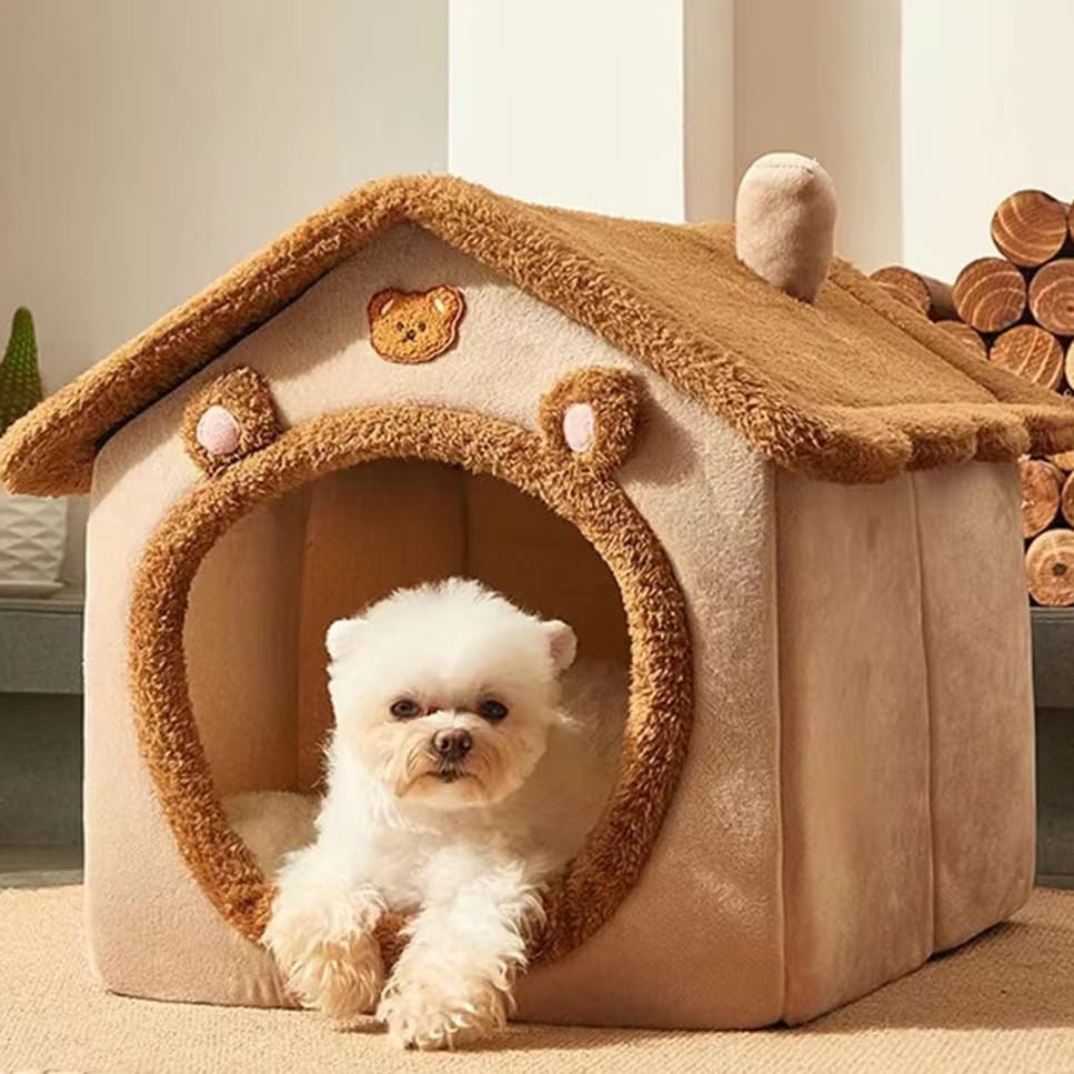 Casa para cães e gatos, mantenha aquecido, adequado para todas as estações, lavável removível, suprimentos para animais
