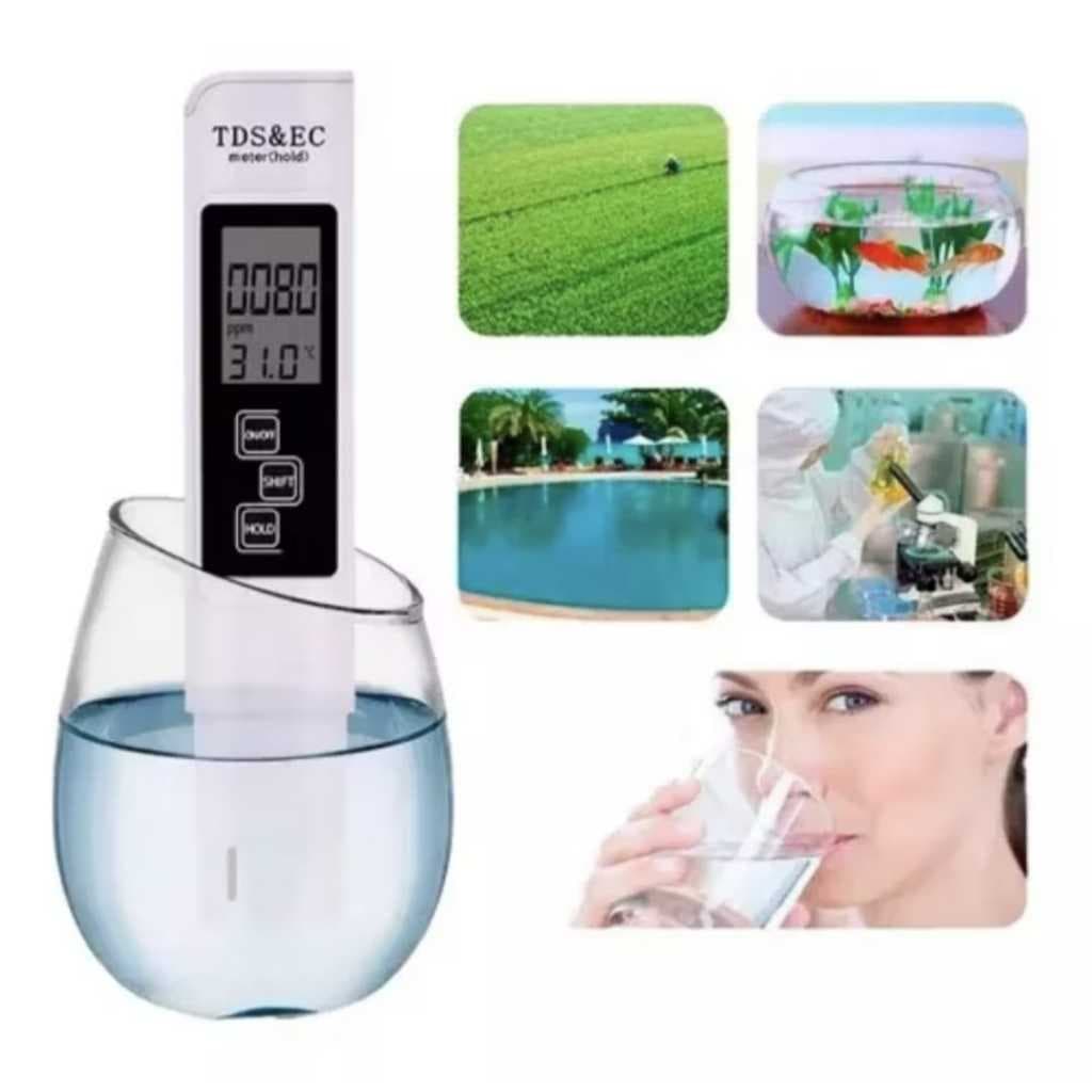 HYQ2029 Medidor Pureza Água Digital Lcd Aquário Caneta Ppm Tds