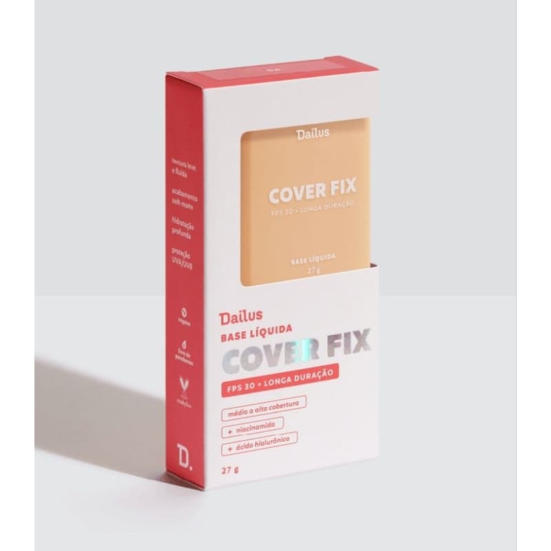 BASE LIQUIDA COVER FIX D4 CLARO