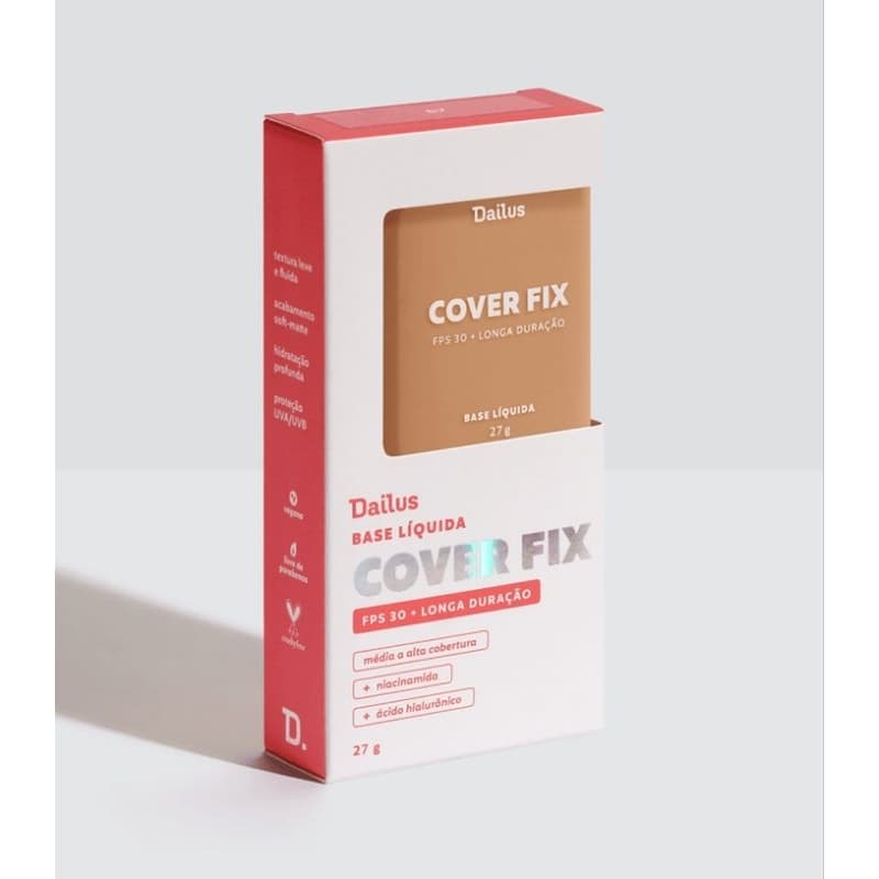 BASE LIQUIDA COVER FIX D7 MÉDIO