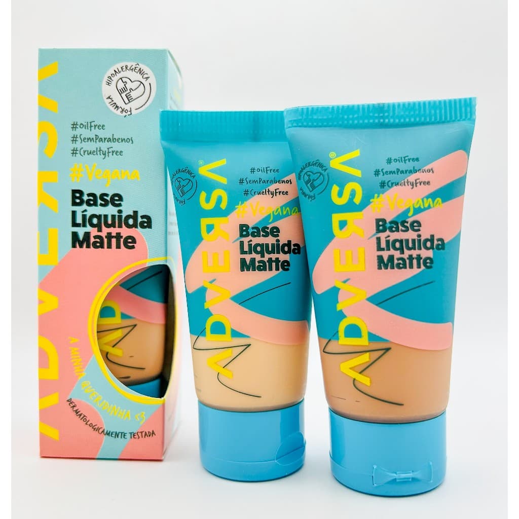 Base Líquida Matte Adversa - Base Vegana 25g