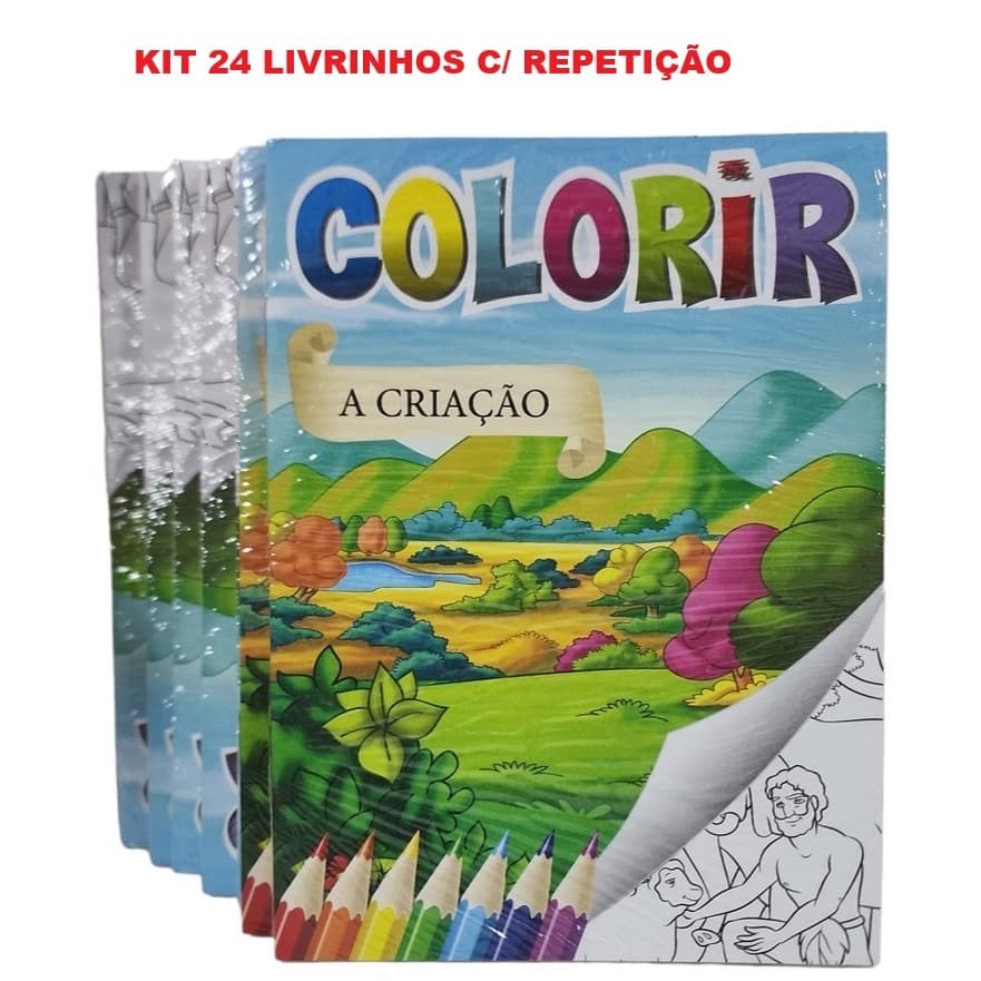 24  Livros Colorir Biblia História E Colorir Atacado