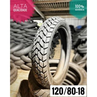 Pneu Traseiro 120/80-18 Alta Qualidade Moto 120 80 18 XRE300 TORNADO XTZ125 CB400 450