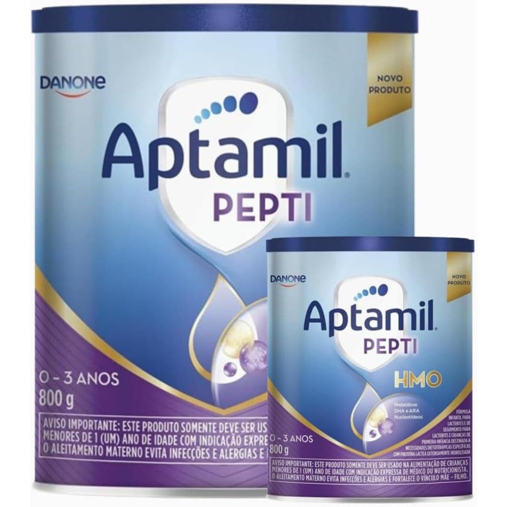 Aptamil Fórmula Infantil Em Pó Sem Glúten Danone Proexpert Pepti Kit De 2 De 800g de 0 A 36 Meses ENVIO IMEDIATO NF