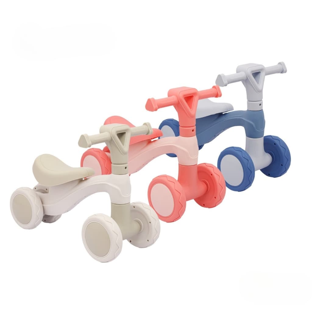Bicicleta Equilibrio Infantil Sem Pedal 4 Rodas Andador Bebe  Zippy Toys